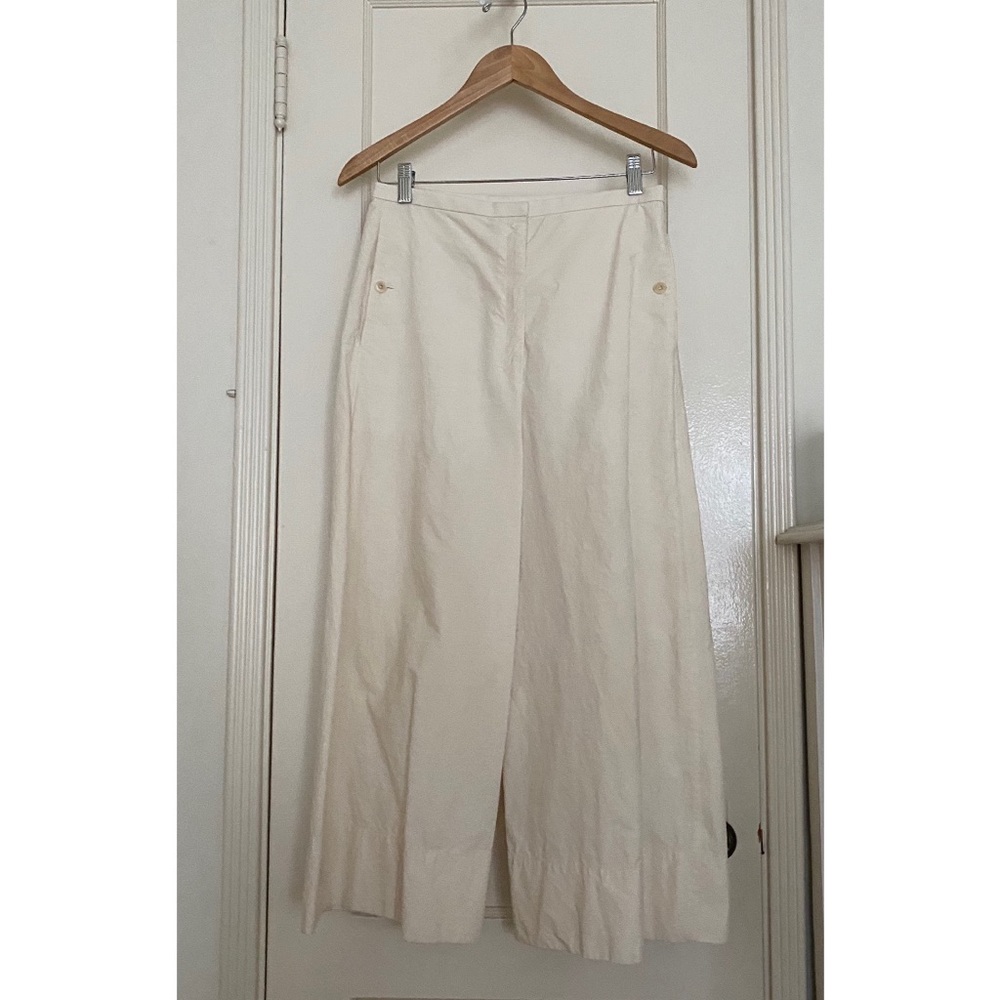 Lemaire - High Waist Wide Leg Trousers - Picture 6 of 7